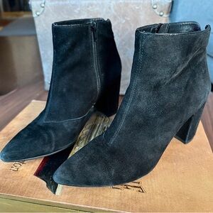 Vagabond Dark Suede Heeled Boots